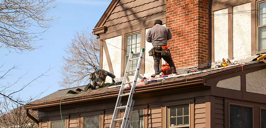 Roof Siding Trim Repair in Barrington